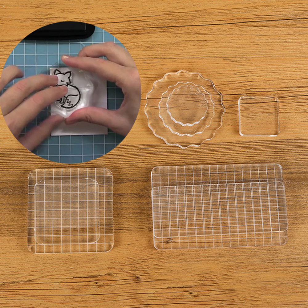 Clear Acrylic Stamp Block Use  - Photo Acrylic Block recensie en prijs
