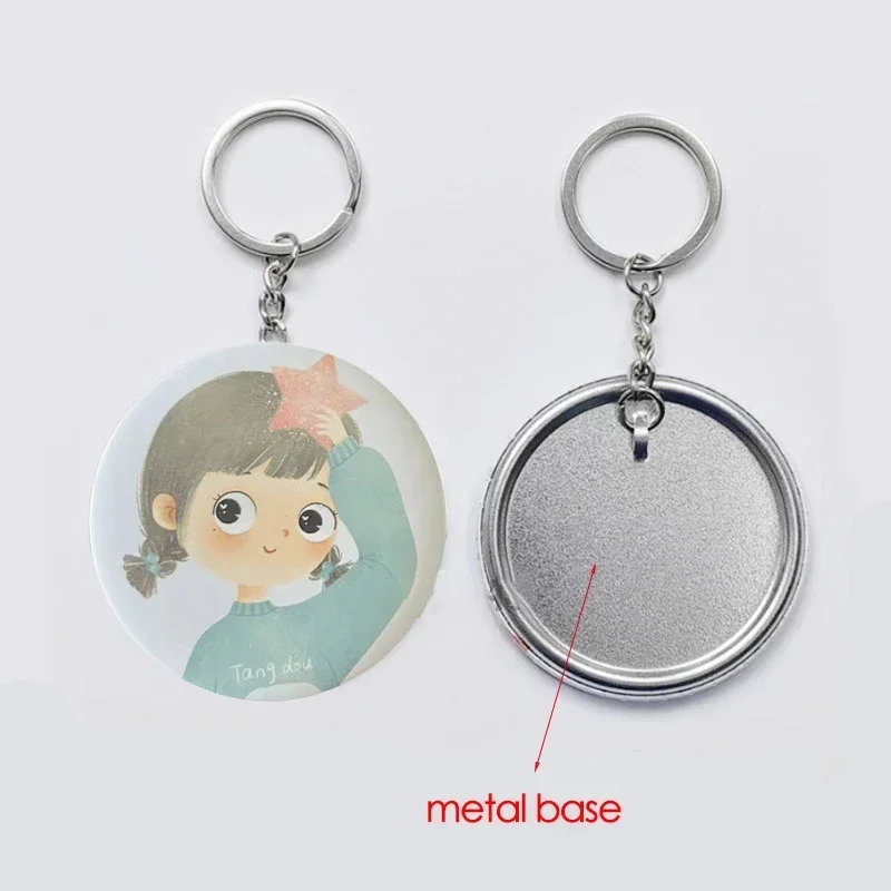 100PCS 44mm 58mm Keychains Bad - Button Badge Blank recensie en prijs