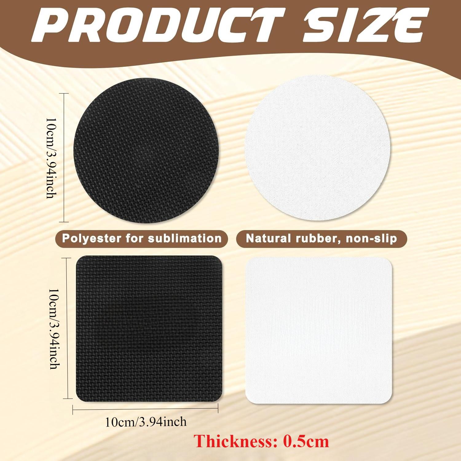 10 Pcs Sublimation Coasters Bl - Coaster Sublimation Blank recensie en prijs