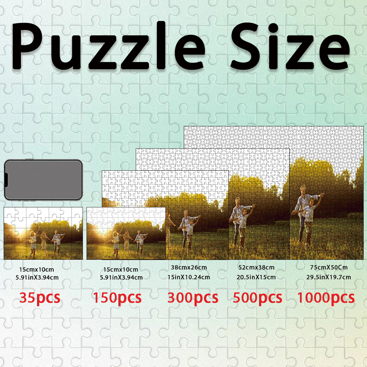1pc Custom Photo Single Portra - Puzzle Blank White recensie en prijs