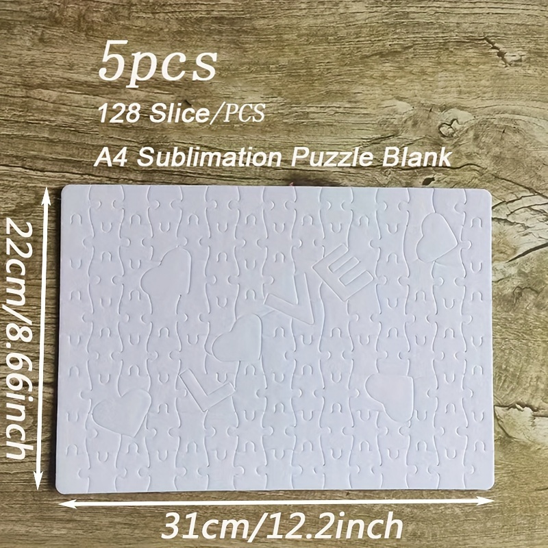 5pcs/10pcs Sublimation Blank P - Puzzle Blank White recensie en prijs