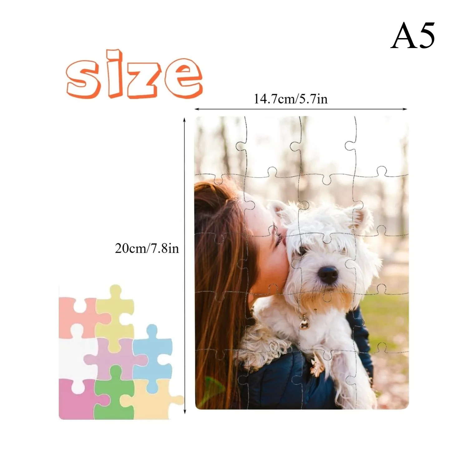 5pcs/10pcs Sublimation Blank P - Puzzle Blank White recensie en prijs