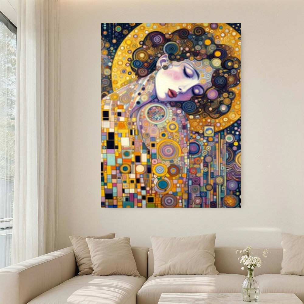 Framed S Gustav Klimt Inspired - Canvas Wrap Ready recensie en prijs