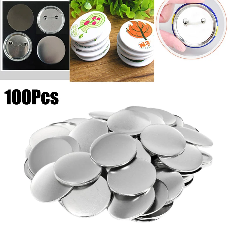 100pcs Blank Badge Pin Button  - Button Badge Blank recensie en prijs