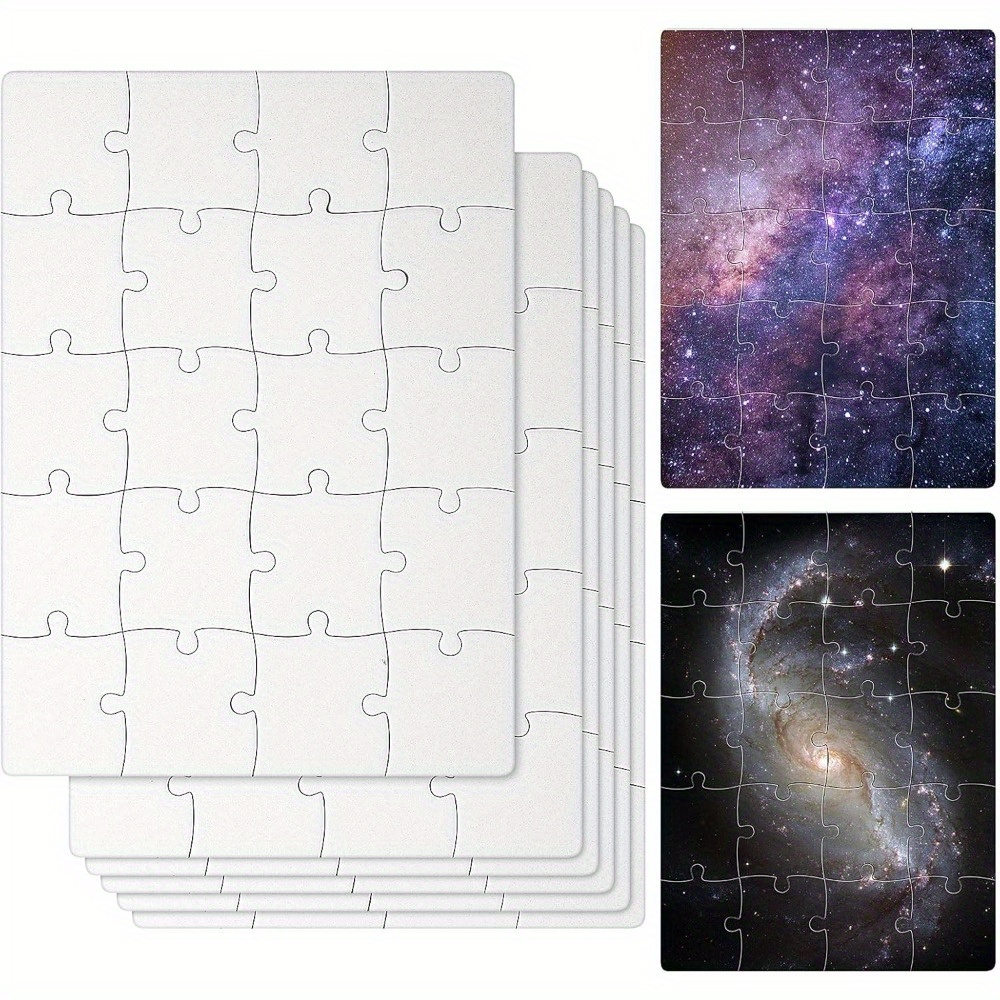 6pcs Sublimation Blank Puzzles - Puzzle Blank White recensie en prijs