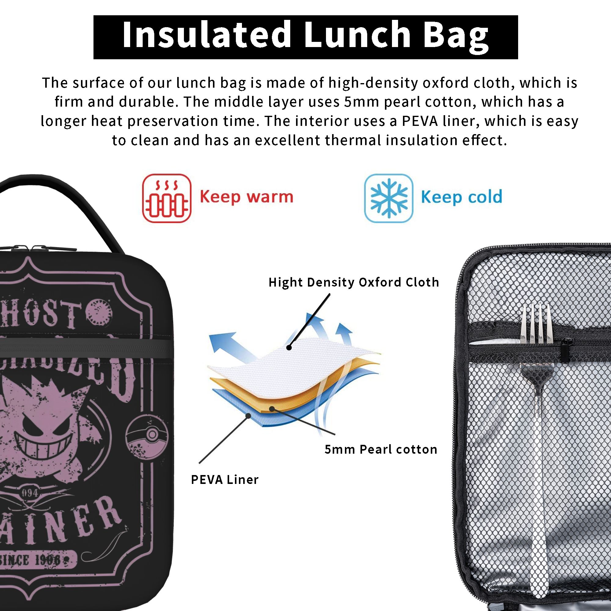Gengar The Spooky Pokemon Insu - Tote Bag Sublimation recensie en prijs