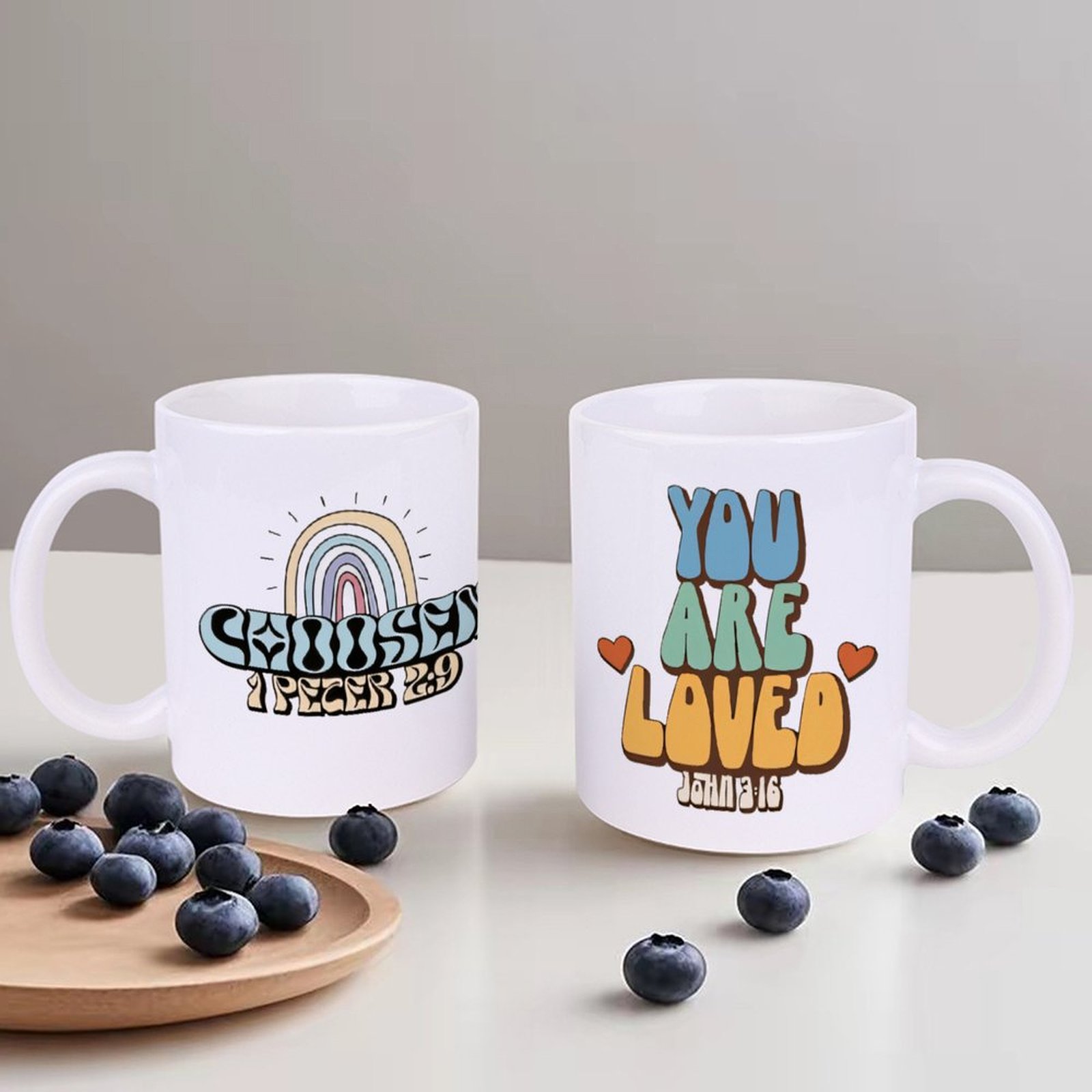 A Rainbow And A Rainbow With T - Sublimation Mug White recensie en prijs