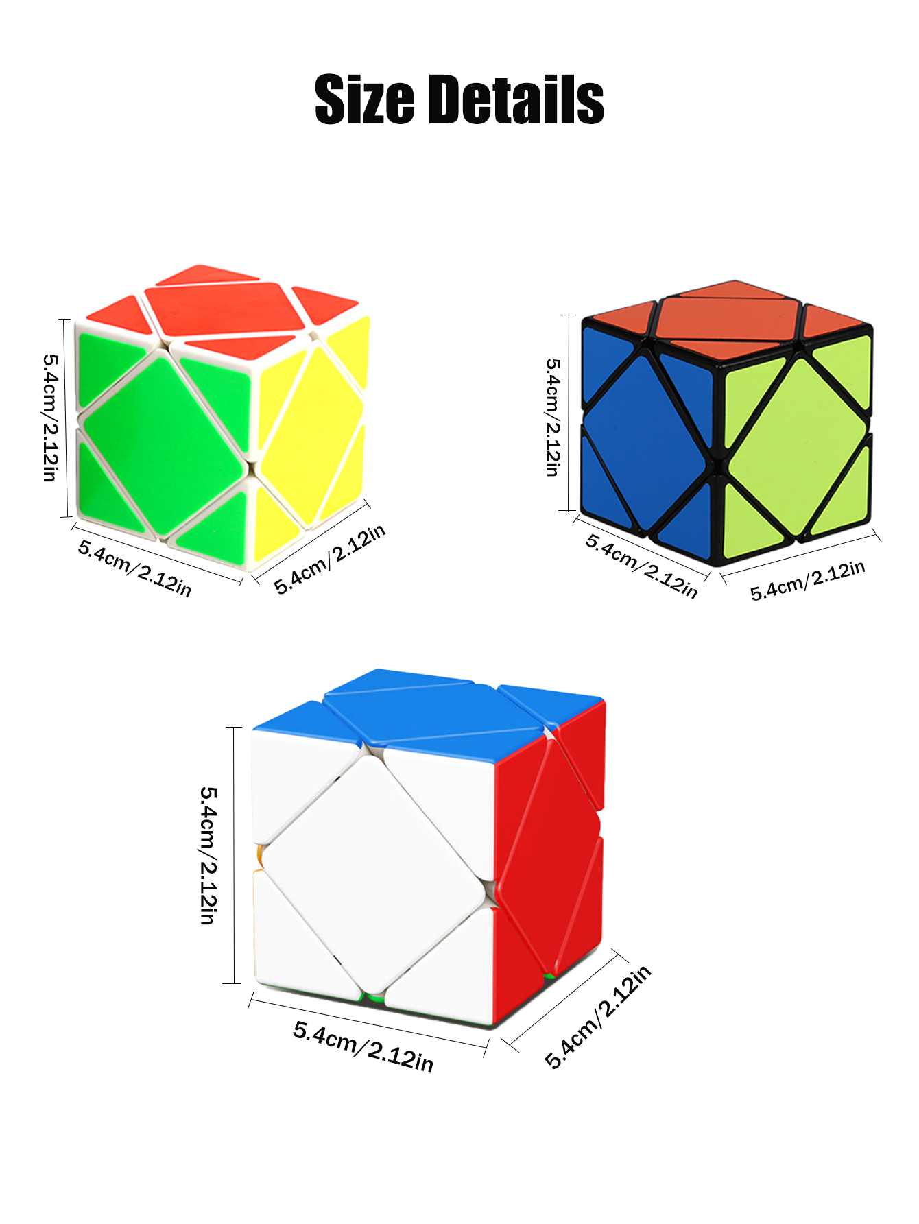 SENGSO Skewb Speed Cube Sticke - Puzzle Blank White recensie en prijs
