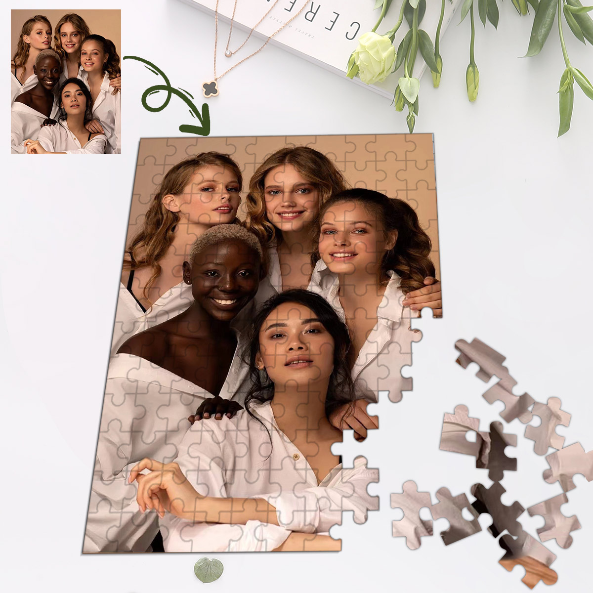 DIY custom puzzle pieces custo - Puzzle Blank White recensie en prijs