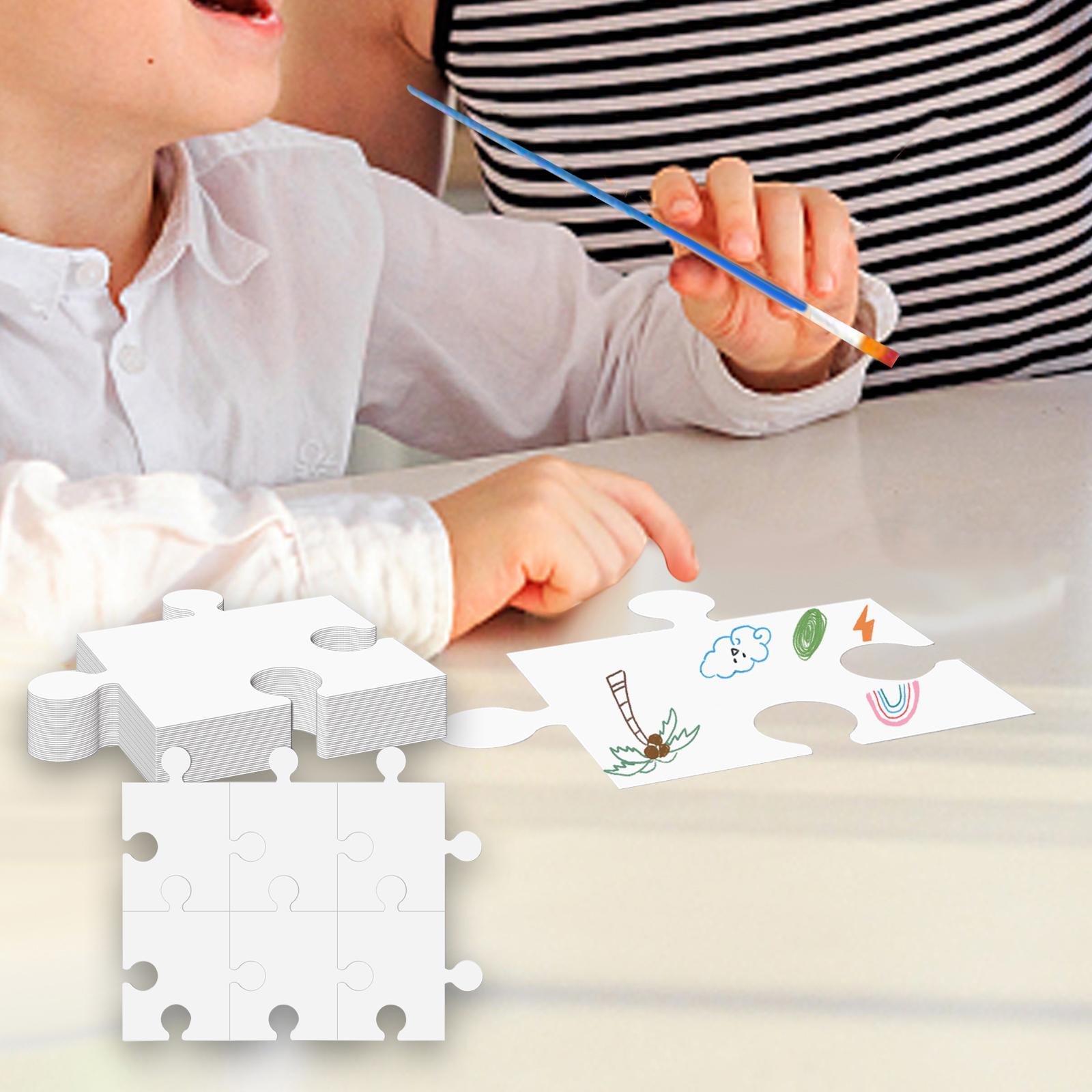 White Cardboard Blank Jigsaw P - Puzzle Blank White recensie en prijs