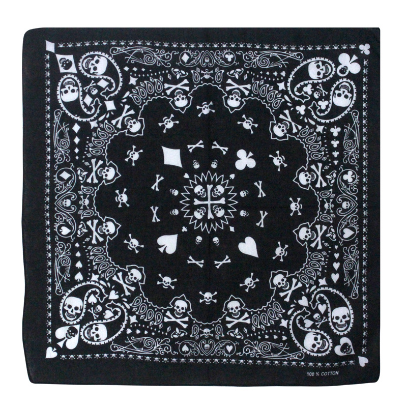 55cm White Black Red Skull Pok - Bandana Blank White recensie en prijs
