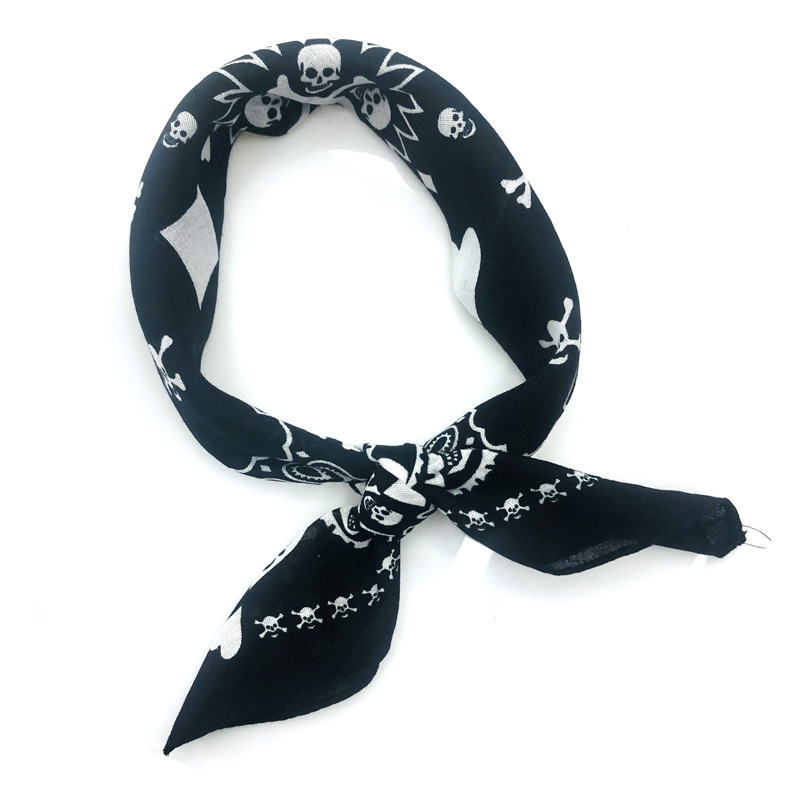 55cm White Black Red Skull Pok - Bandana Blank White recensie en prijs