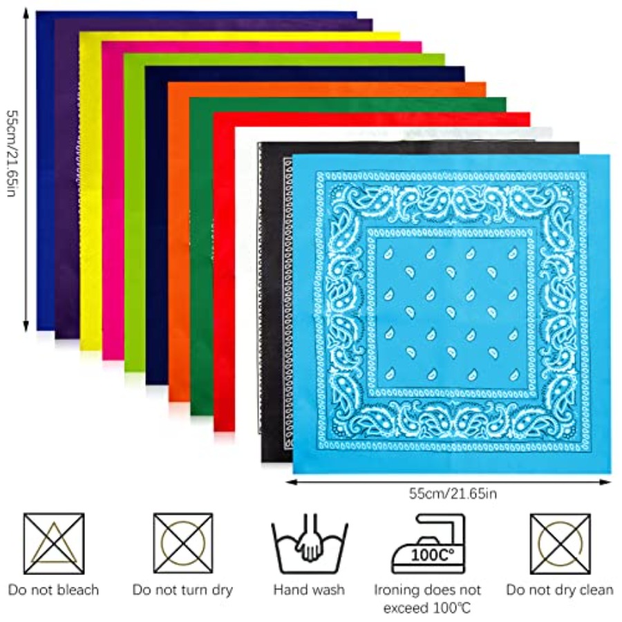 12- Bandanas for Men Women Pai - Bandana Blank White recensie en prijs