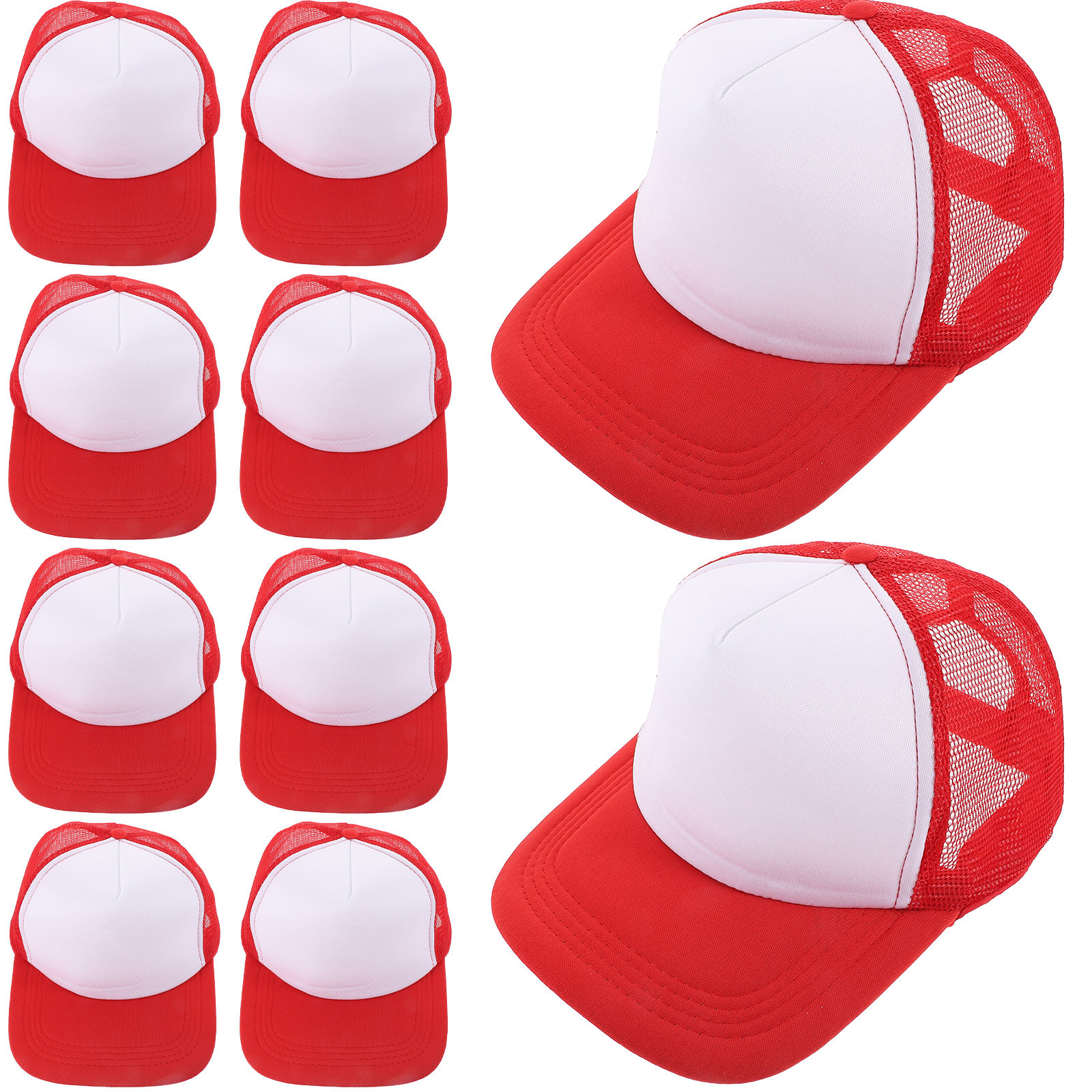 10pcs Blank Mesh Baseball Caps - Hat Sublimation Blank recensie en prijs