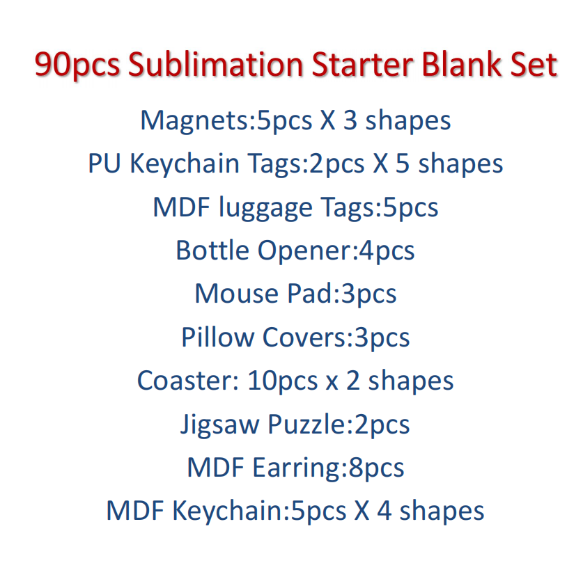 90pcs  Sublimation Blank Start - Pillow Cover Sublimation recensie en prijs
