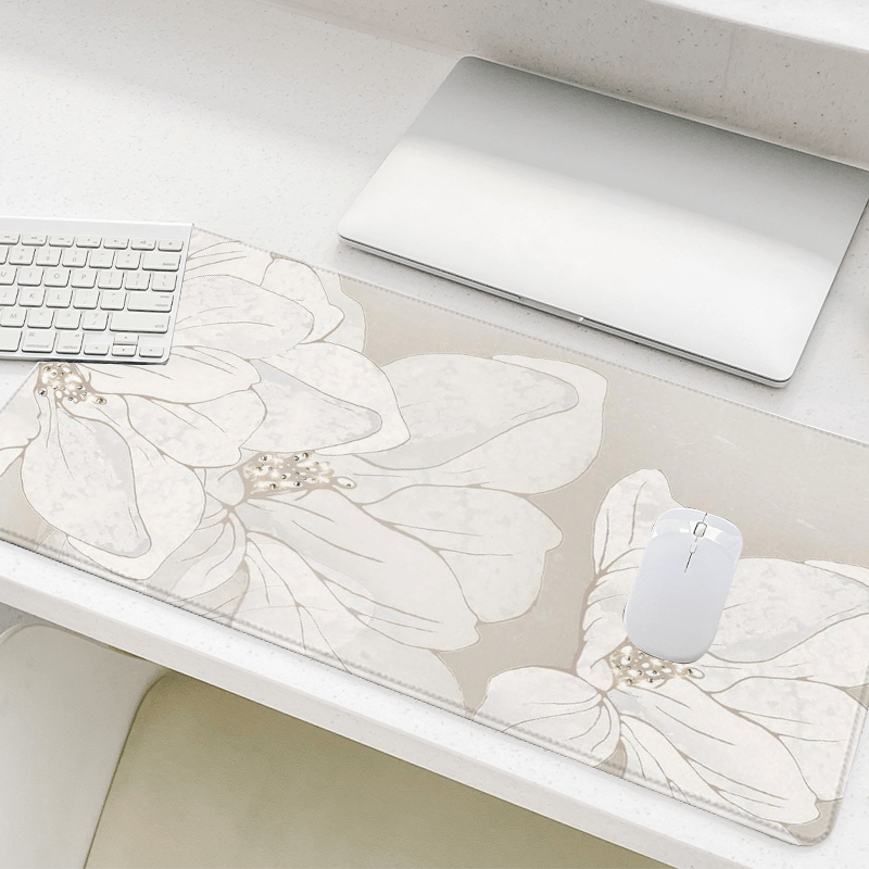 Elegant White Lily Mouse Pad,  - Mouse Pad Blank Sublimation recensie en prijs
