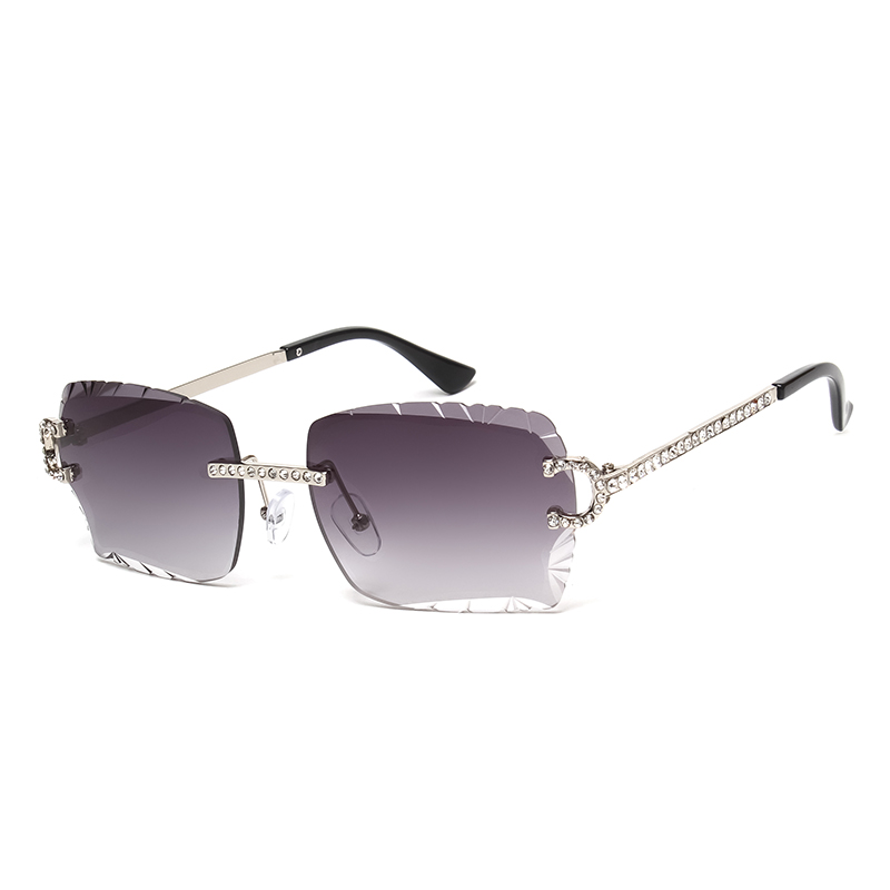 Fashion Rimless Square Sunglas - Metal Photo Panel recensie en prijs