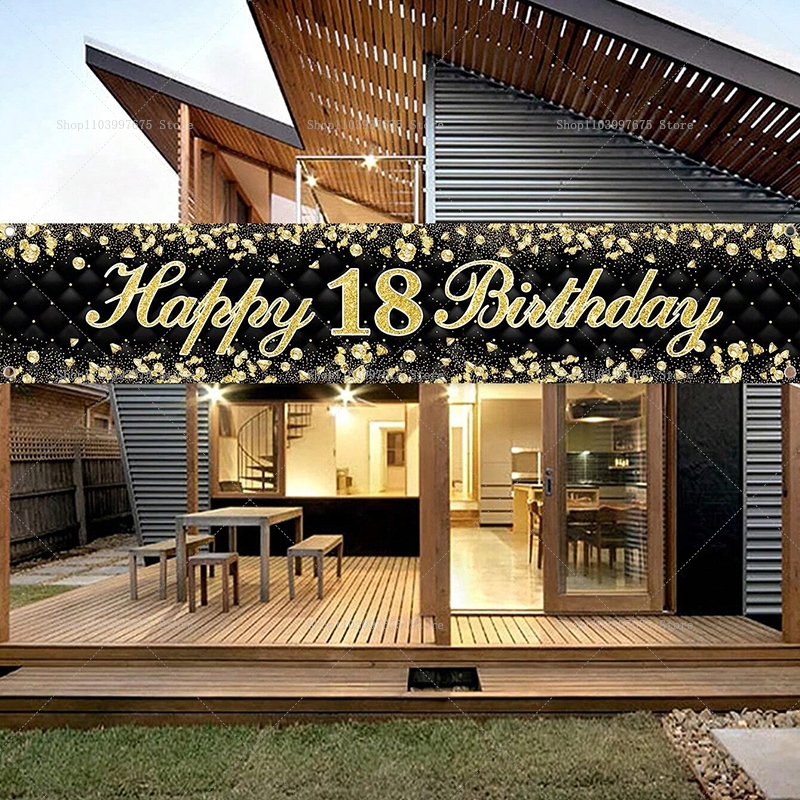 Happy 18th Birthday Banner Dec - Yard Sign Blank recensie en prijs