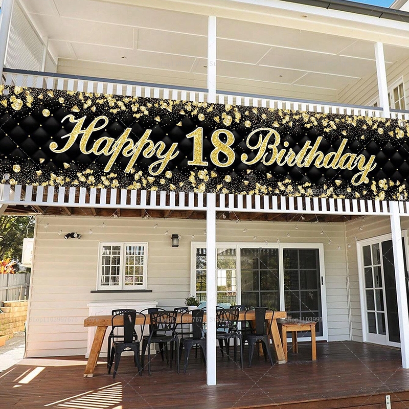 Happy 18th Birthday Banner Dec - Yard Sign Blank recensie en prijs