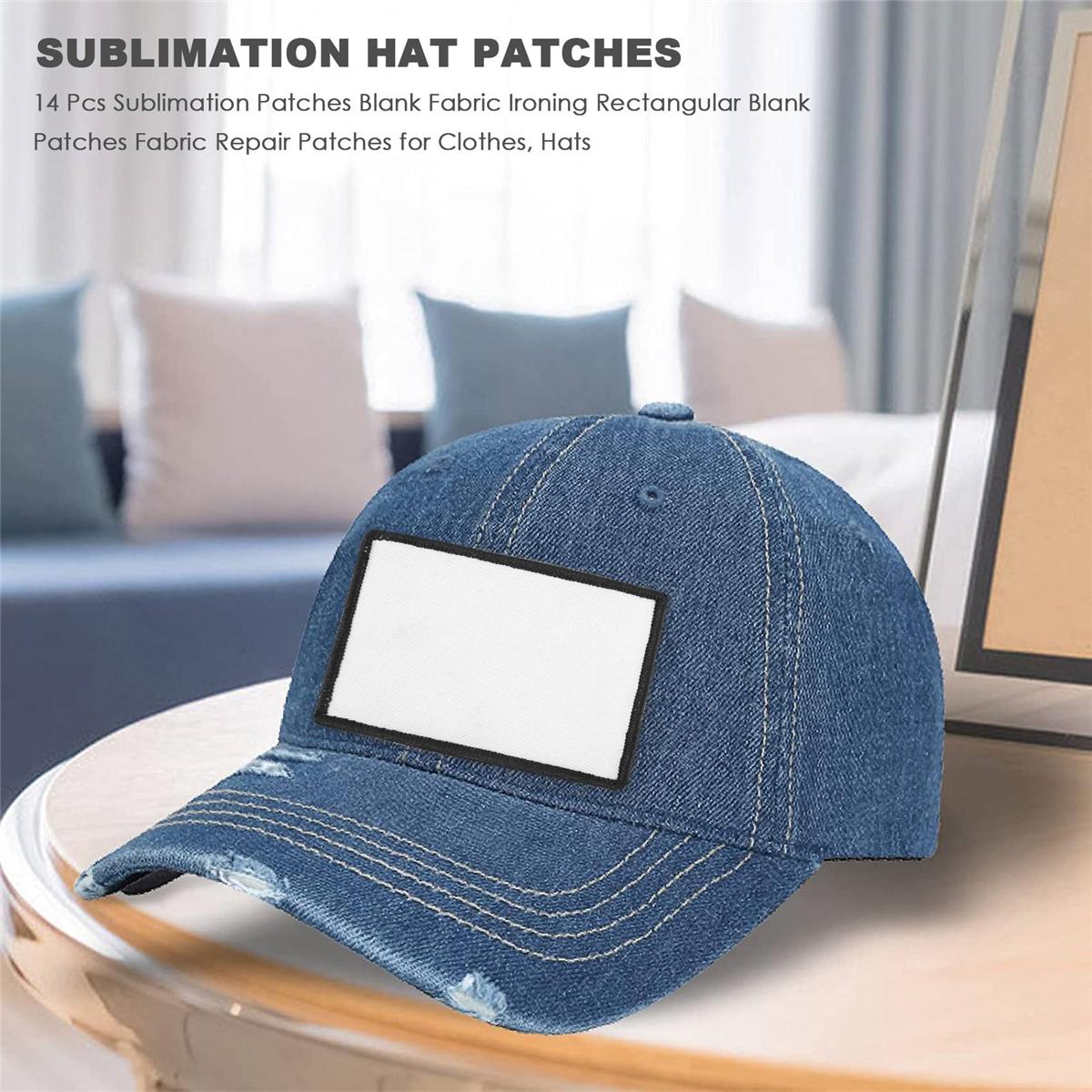 ABVA-14 Pcs Sublimation Patche - Hat Sublimation Blank recensie en prijs