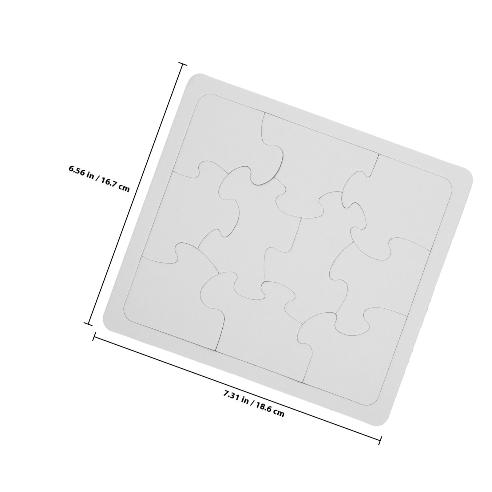 5Pcs White Blank Jigsaw Puzzle - Puzzle Blank White recensie en prijs