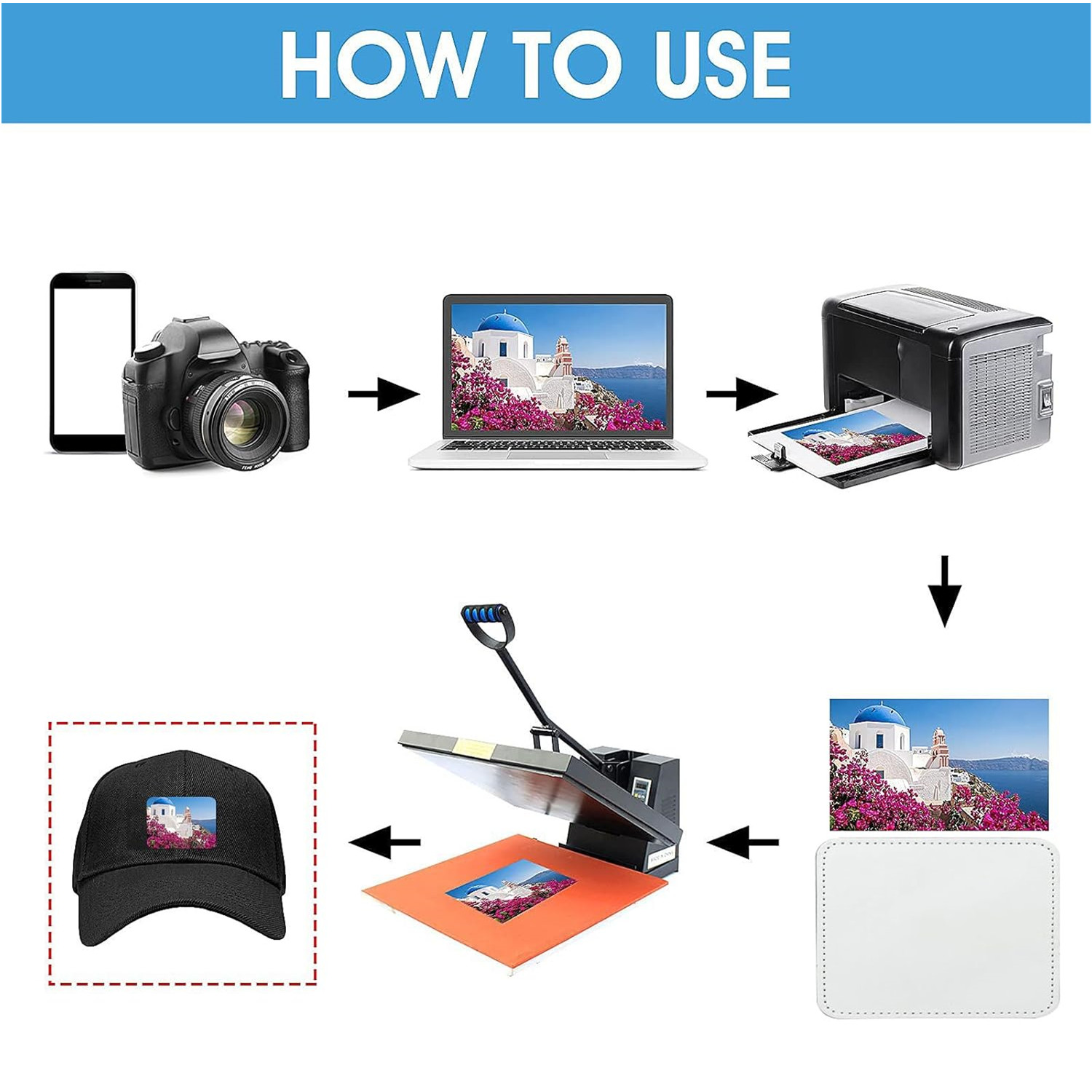 Sublimation Blanks Leatherette - Hat Sublimation Blank recensie en prijs