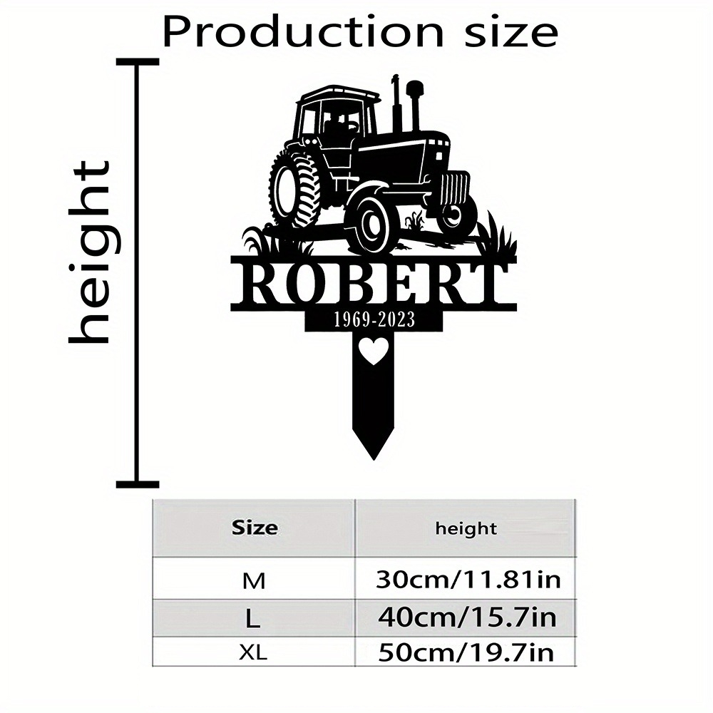 Custom Farmer Memorial Metal S - Yard Sign Blank recensie en prijs