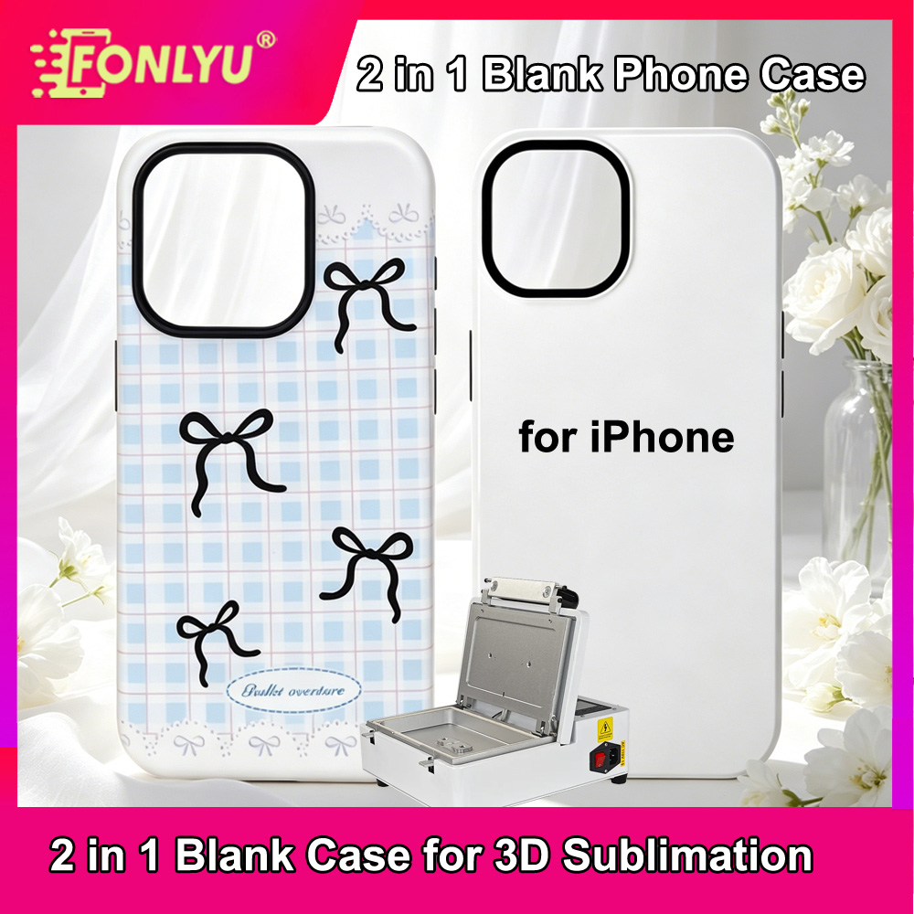 FONLYU 2 in 1 Sublimation Phon - Phone Case Blank Print recensie en prijs