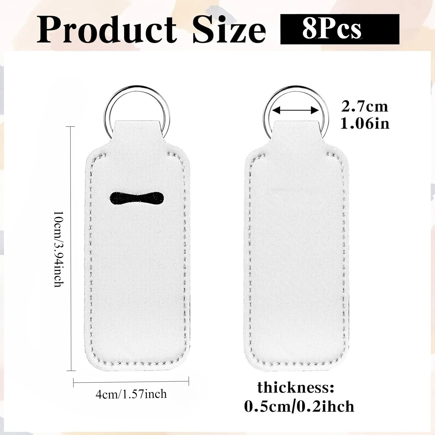 8 Pcs Sublimation Lipstick Key - Puzzle Blank White recensie en prijs