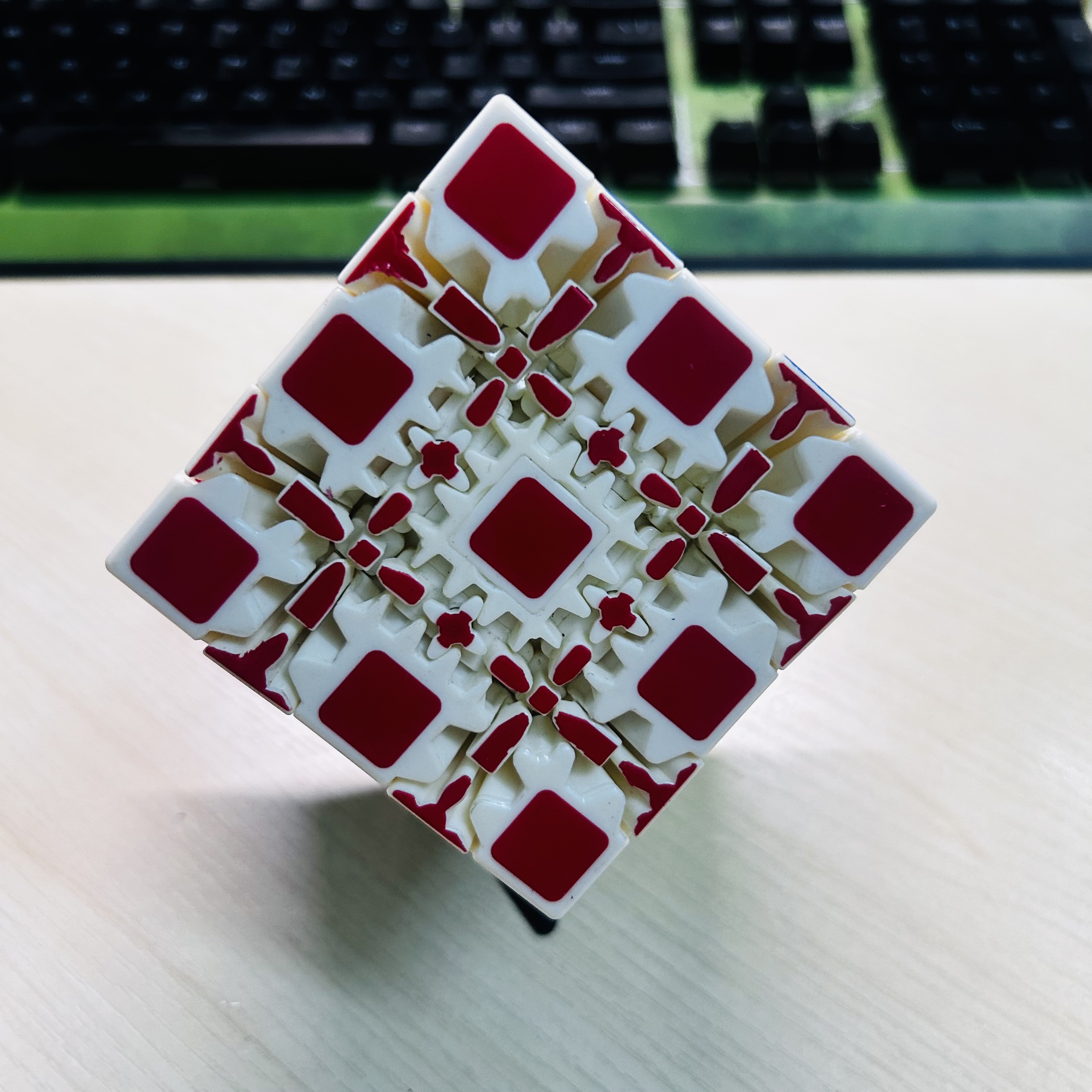 Collection Cube 5x5 Gear Cube  - Puzzle Blank White recensie en prijs