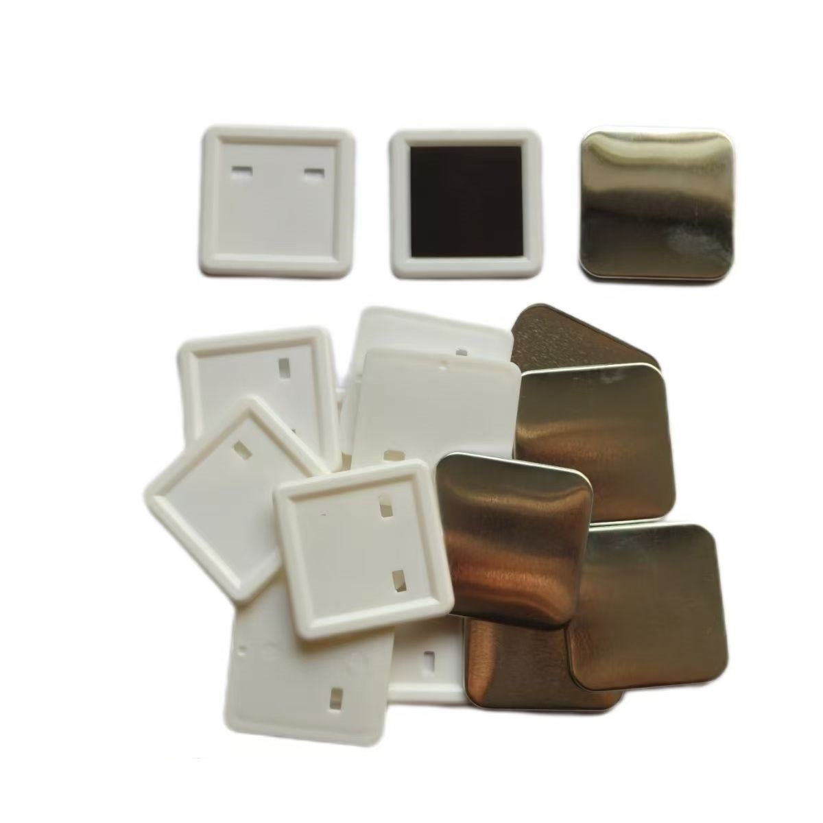 100pcs 50*50mm 2inch Square ma - Button Badge Blank recensie en prijs
